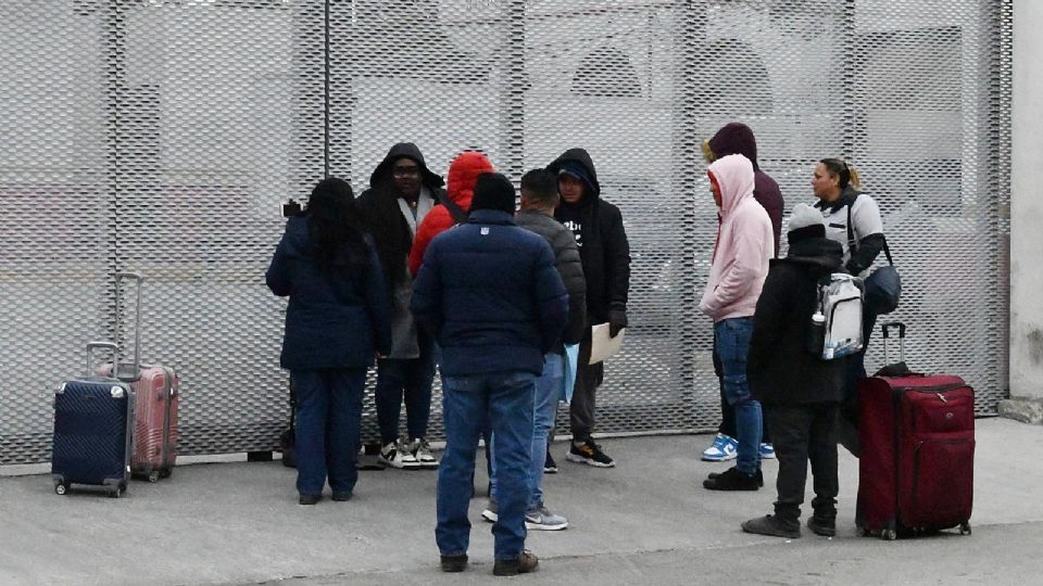 Migrantes en Piedras Negras, Coahuila.