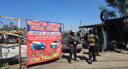 Catean deshuesadero de vehículos en Iztapalapa; hay un detenido