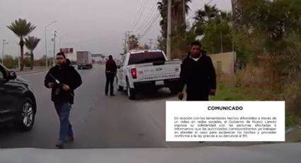 Gobierno de Nuevo Laredo se pronuncia tras video viral de persecución a familia regia