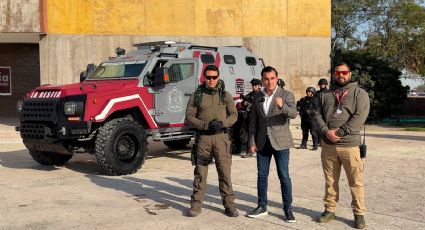 García presenta el primer vehículo táctico en el arranque de nuevo grupo de seguridad