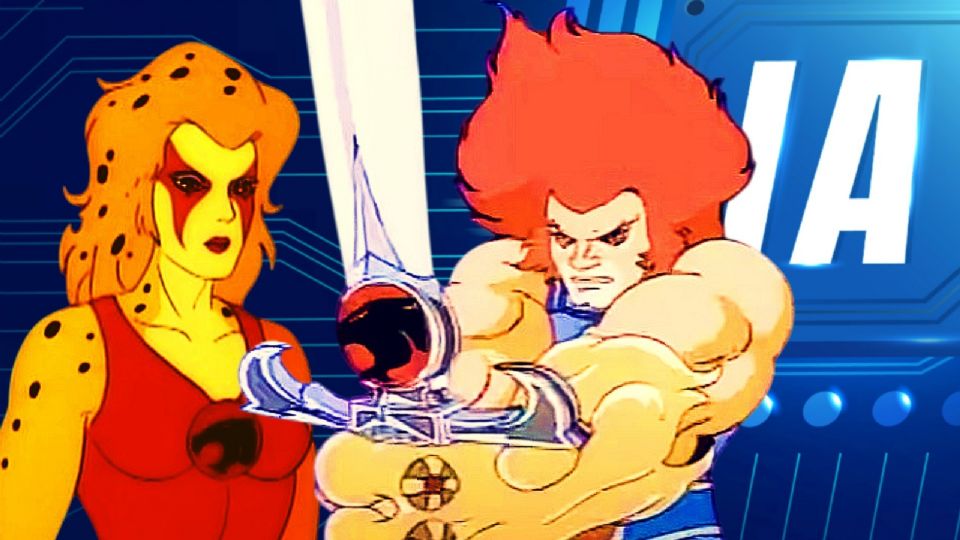 Lion-O y Cheetara de los ThunderCats.