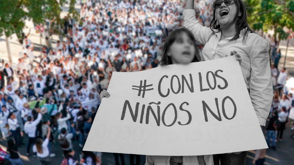 Manifestación en Culiacán, Sinaloa.