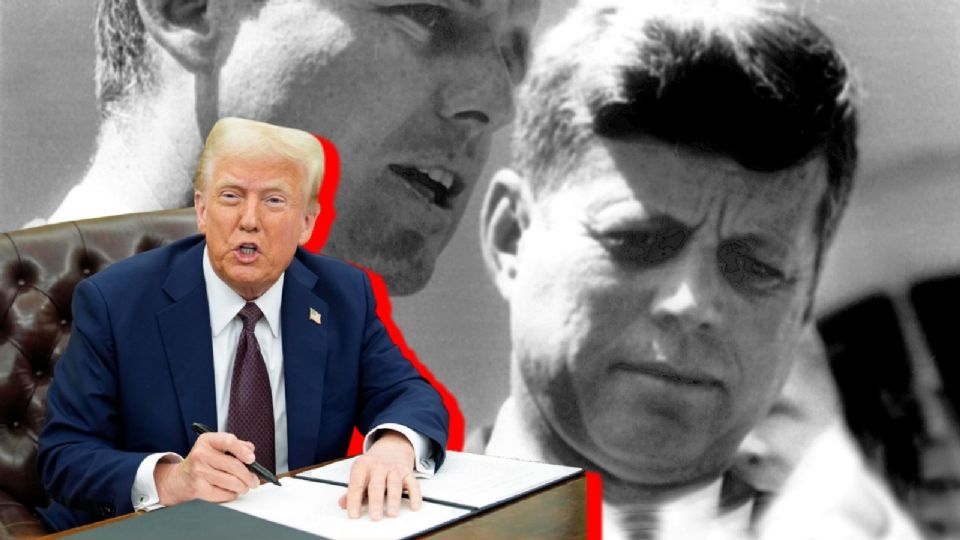 Donald Trump desclasifica documentos de John F. Kennedy.