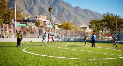 Rehabilita Santa Catarina canchas deportivas