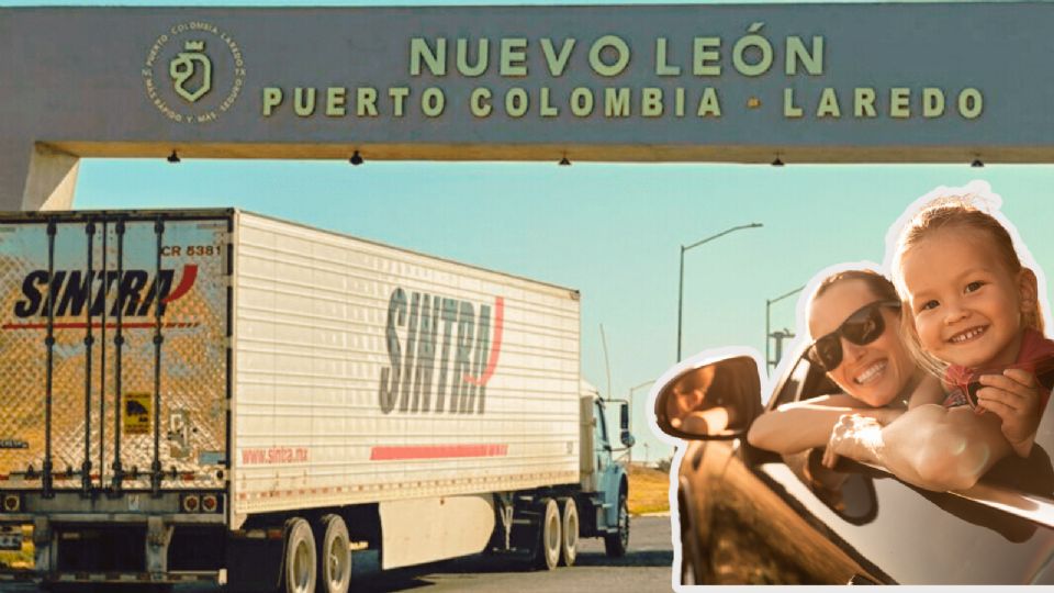 El puente Colombia es un opción para cruzar la frontera por Nuevo Laredo.