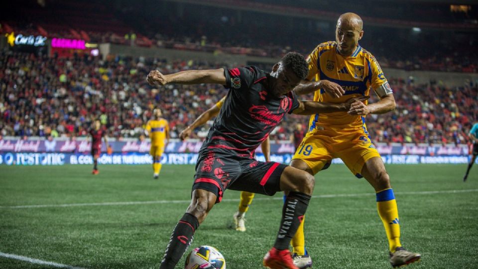 Partido de Tigres vs. Tijuana en la Jornada 15 del 2024.