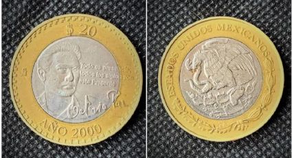 Moneda de 20 pesos vale más de millón y medio, ¿cuál es y qué tiene de especial?