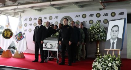 Rinden homenaje a Edgar Alan Ochoa, policía ministerial abatido en operativo de García