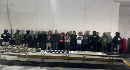 Detienen a 10 personas y aseguran arsenal en operativos en Nuevo León