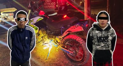 Pareja de motociclistas evade filtro policiaco en Guadalupe, son capturados con droga