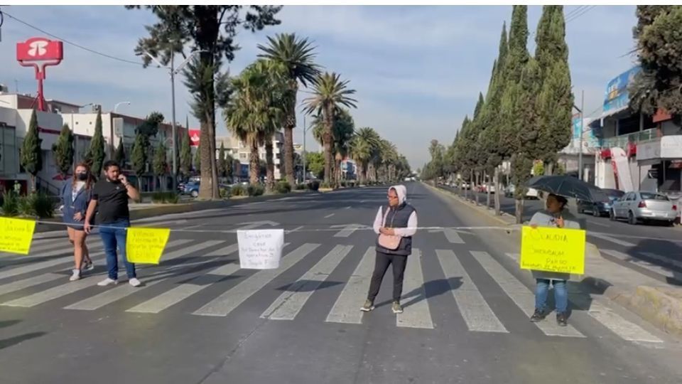 La protesta provocó el cierre de Fray Servando Teresa de Mier.