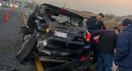 Accidente en carretera Monterrey- Saltillo deja dos mujeres sin vida