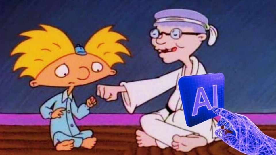 Así se vería la abuela 'Pookie' de 'Hey Arnold' en la vida real según la IA