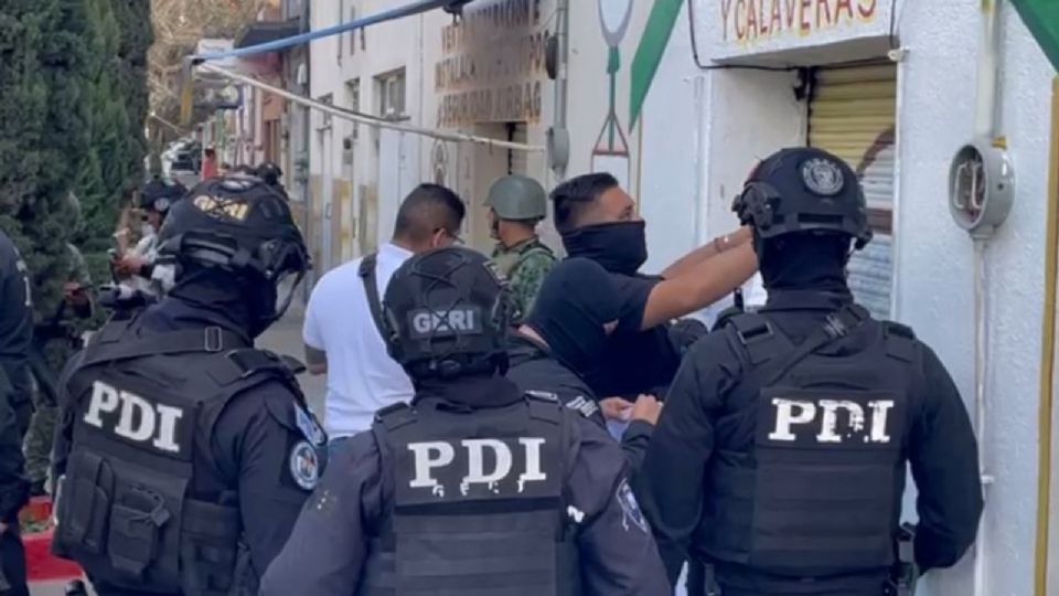 Operativo en la colonia Peralvillo.