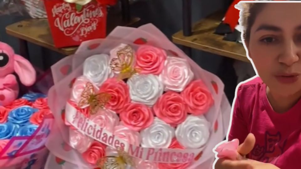 La tiktoker cuenta con un emprendimiento de nombre Rosy's eternal flowers donde se dedica a hacer arreglos para ocasiones especiales.