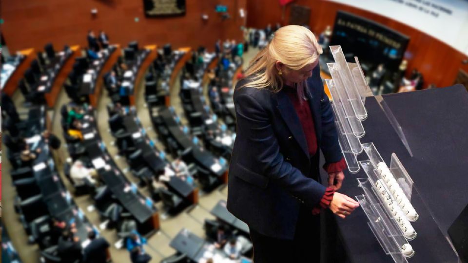 El senado continuó con la insaculación de aspirantes con una tómbola.