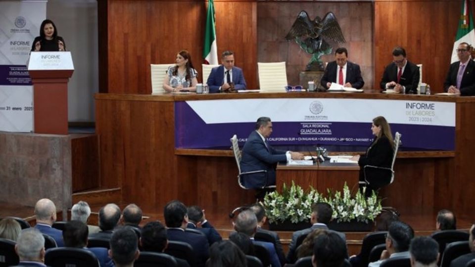 'Defendamos nuestra competencia jurisdiccional y no atendamos olas políticas', dijo la presidenta del Tribunal.