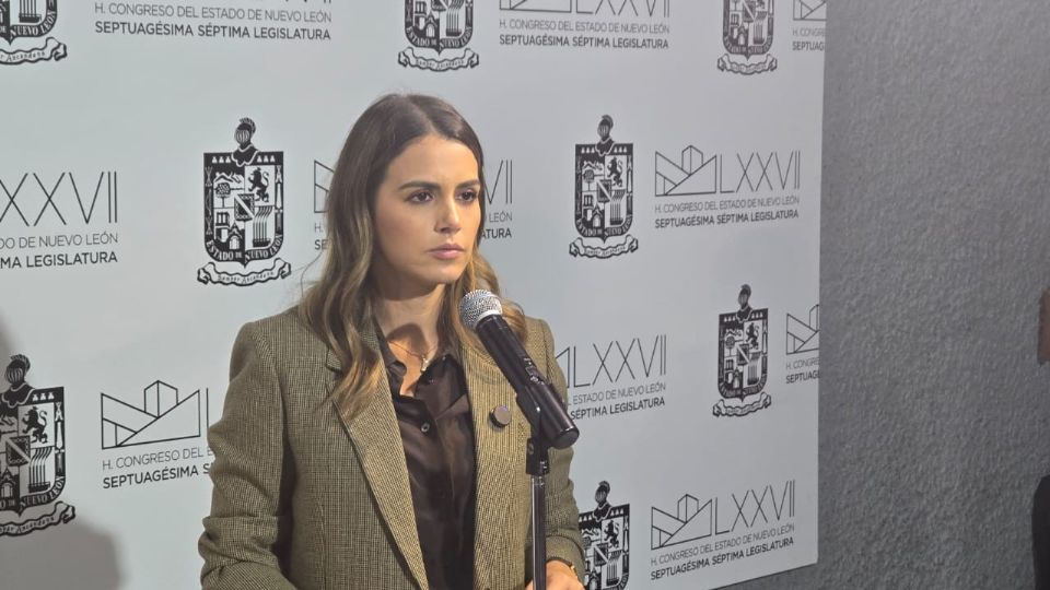 Lorena de la Garza, Presidenta del Poder Legislativo de Nuevo León.