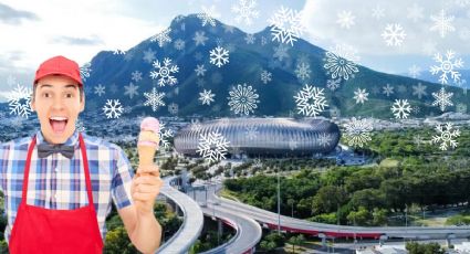 Así se vería el Estadio BBVA cubierto de nieve, según la inteligencia artificial