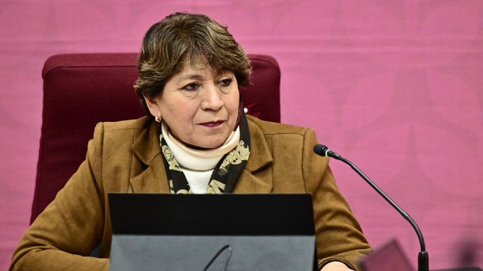 Delfina Gómez, gobernadora del Estado de México.