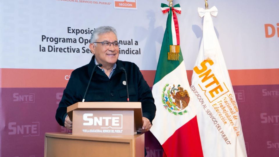 Alfonso Cepeda Salas, secretario general del SNTE.