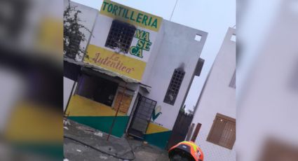 Explosión en tortillería deja una mujer y dos niñas con quemaduras en Pesquería