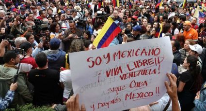 Protestan frente a embajada de Venezuela y piden libertad para esa nación