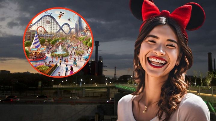 Así se vería el Parque Fundidora si fuera un parque de Disney, según la inteligencia artificial