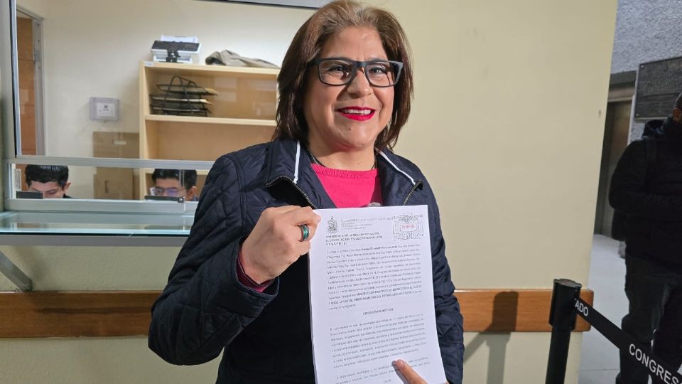 Sandra Pámanes Ortiz, diputada de Movimiento Ciudadano en Nuevo León.