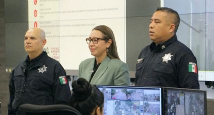 Azucena Cisneros supervisa en Centro de Mando operativo disuasivo en Las Américas