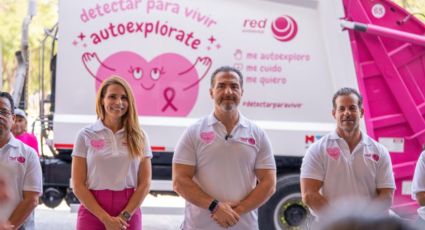 Adrián de la Garza arranca campaña de prevención contra el Cáncer de Mama en Monterrey