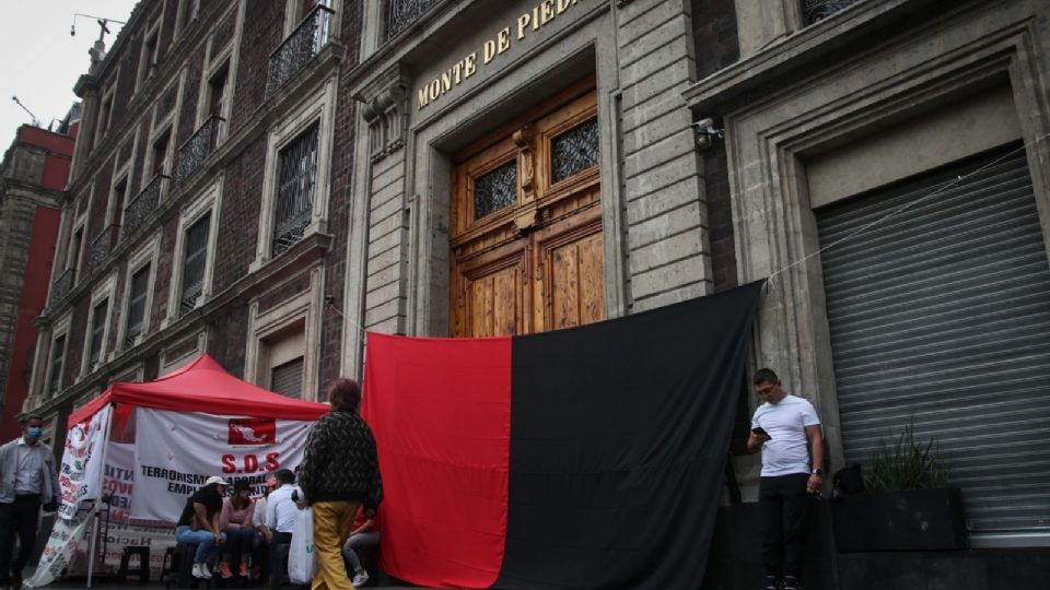 El Sindicato del Nacional Monte de Piedad, la mayor casa de empeños en México y la institución financiera más antigua de América, entre en conflicto.