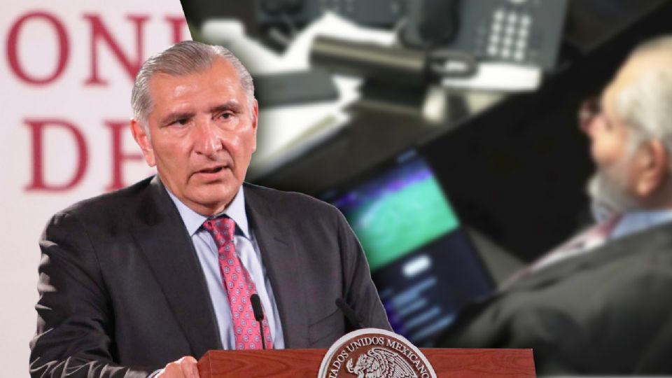 Adán Augusto López, senador de Morena, fue captado viendo un partiido de la Champions League de futbol en el Pleno del Senado.