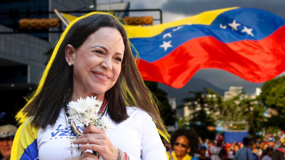 María Corina Machado, líder de la oposición venezolana.