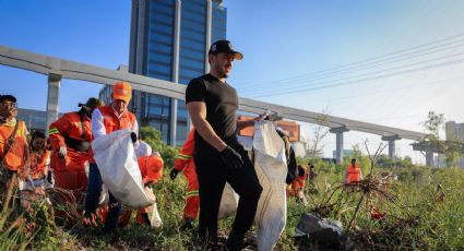 Gobernador de Nuevo León refuerza limpieza de ríos y advierte sanciones a quien contamine
