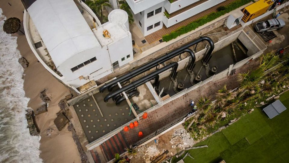 El mandatario estatal también señaló que está garantizada la operación del cárcamo y sus bombas extractoras.