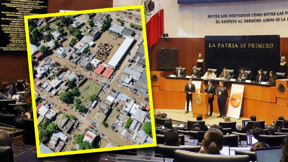 Senado abre centro de acopio.