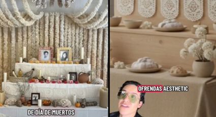 Ofrendas minimalistas: ¿Qué son los altares ‘aesthetic’ de Día de Muertos que generan polémica?