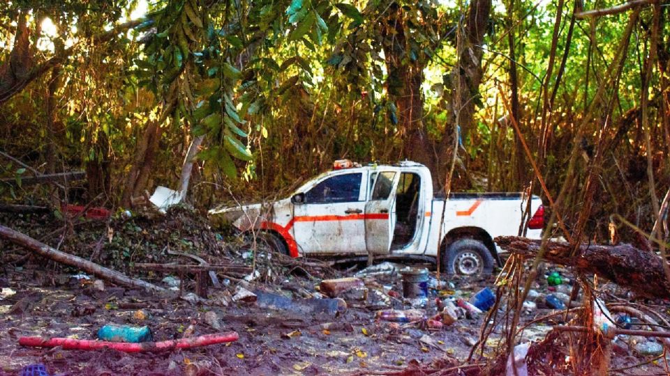 Afectaciones en Poza Rica, Veracruz.