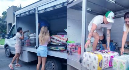 VIDEO | Edwin Luna envía camión con víveres a damnificados de Veracruz