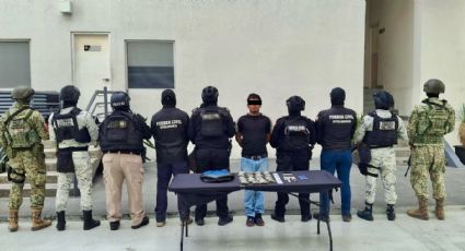 Capturan en Monterrey a hombre con drogas y tres órdenes de aprehensión por homicidio