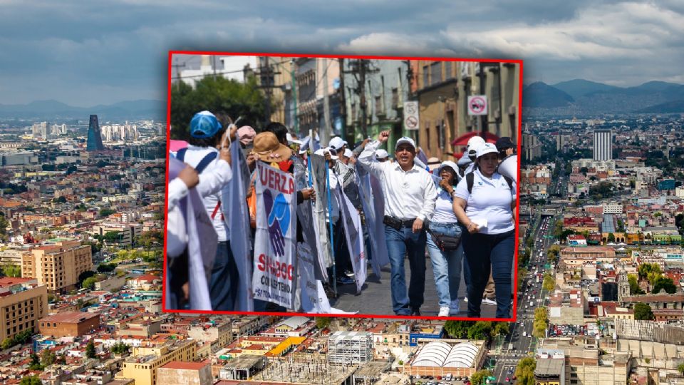 Las primeras concentraciones comenzaron desde las 06:00 horas en Calzada San Antonio Abad.
