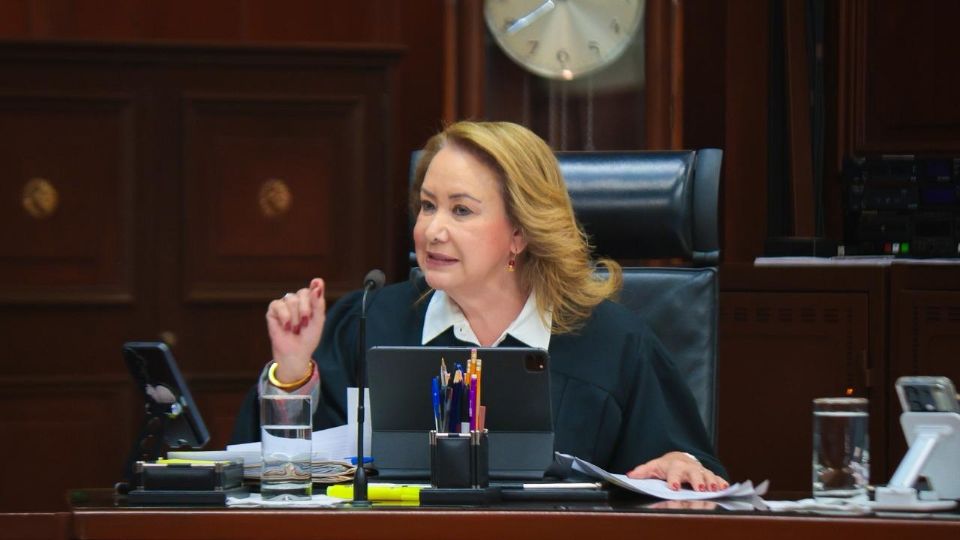 La Ministra Yasmín Esquivel Mossa compartió el sentido del proyecto en declarar infundado que la violencia vicaria no es contraria al principio de igualdad en perjuicio de los hombres.