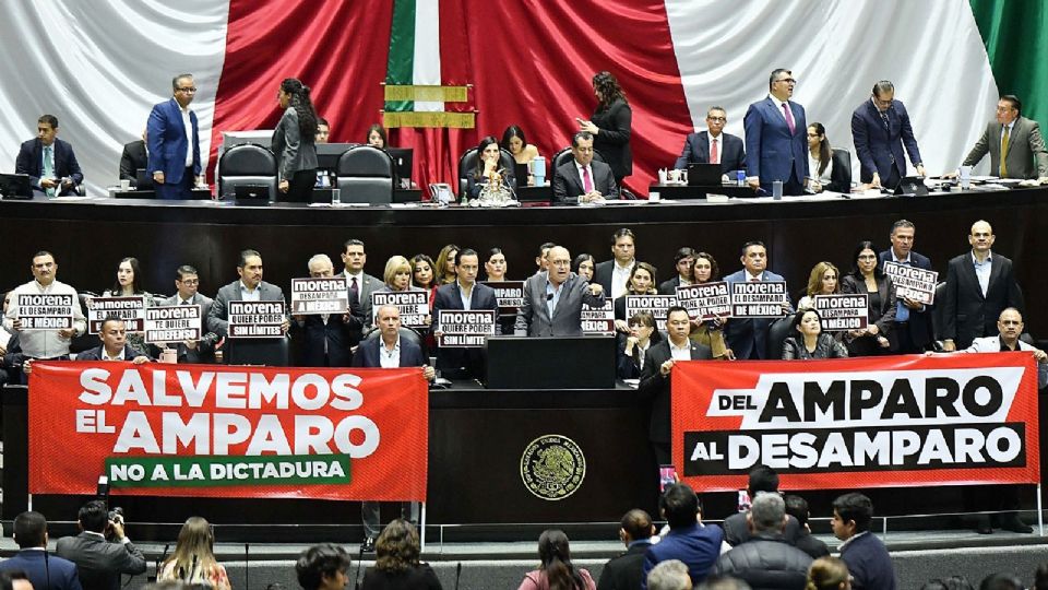 Discuten la reforma a la Ley de Amparo en la Cámara de Diputados.