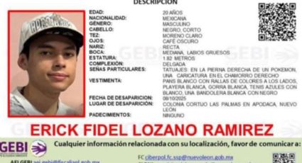 Encuentran sin vida en Coahuila a joven desaparecido en Apodaca desde el 8 de octubre