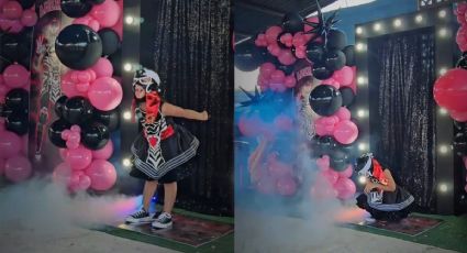 VIDEO | Niña se vuelve viral por su original fiesta del luchador Penta Zero Miedo