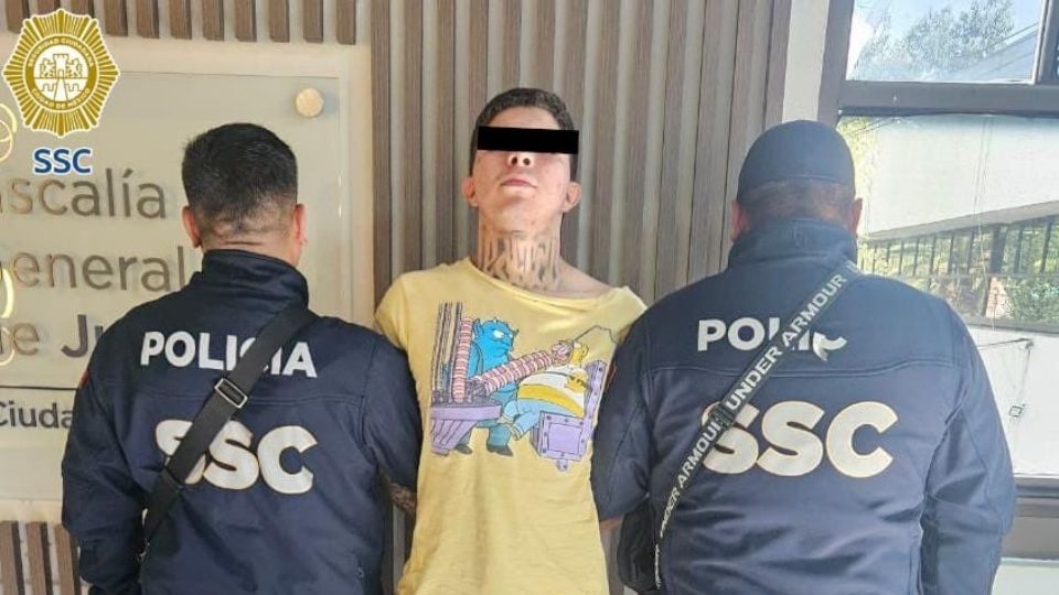 Donovan 'N' fue detenido por elementos de la SSC.