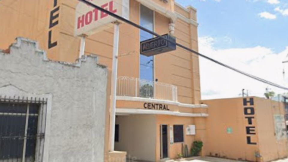 Los hechos se registraron en el hotel Central ubicado sobre Guadalupe Victoria y Villagómez.