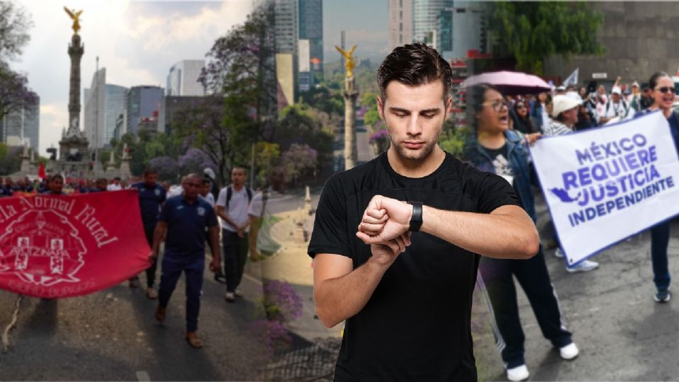 ¡Tómalo en cuenta! Varias marchas afectarán el tránsito hoy en CDMX.