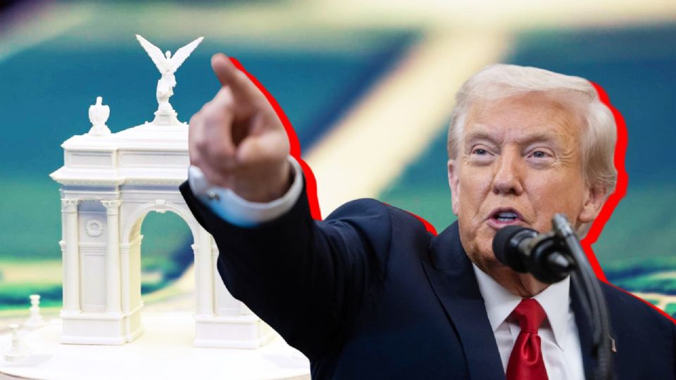 Donald Trump quiere construir un Arco del Triunfo en Washington.